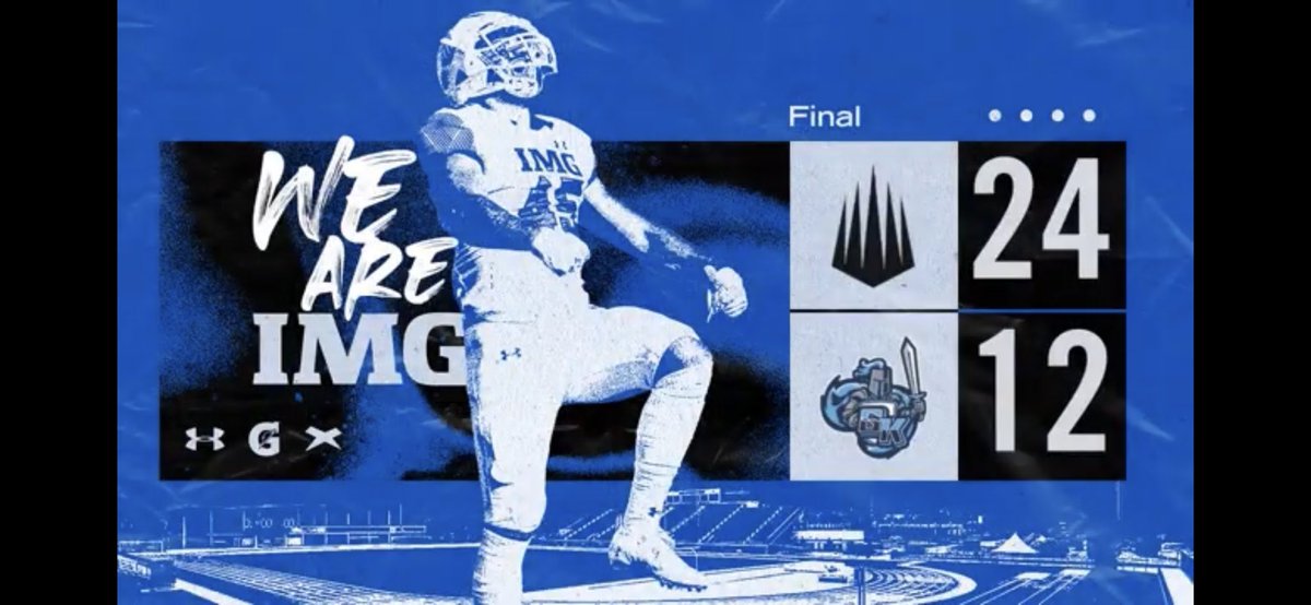 brandon_ikard's tweet photo. If you only knew what it took to get to this point and have @IMGAFootball_PG ready on 3 days notice. @CoachKiddIMG @TFlagler @CoachThoustonjr @r_mize always putting the work in to help these athletes develop and be ready for anything. #Brotherhood #TheStandard #fullscend https://t.co/E97Vy4c7zi