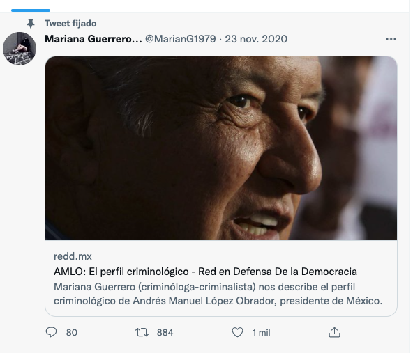 RafaNormaMende1's tweet photo. @lopezobrador_ is blocked #AMLOEnfermoMental Cortesía @MarianG1979 https://t.co/KLcSQEd9KW