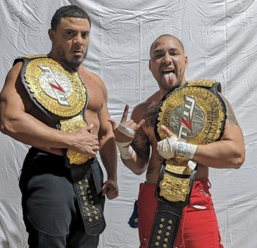 MarkLyn41619616's tweet photo. SPOILER ALERT AT #WarChamber 
@Alex_kane11 Wins @MLW Middleweight champion after winning the 5 way ladder match.
@DannyLimeLight and @SliceBoogie Wins @MLW Tag Team Title off from the Los Parks
@richardswesley wins 2021 MLW OPERA CUP https://t.co/J16Q7kCzl4