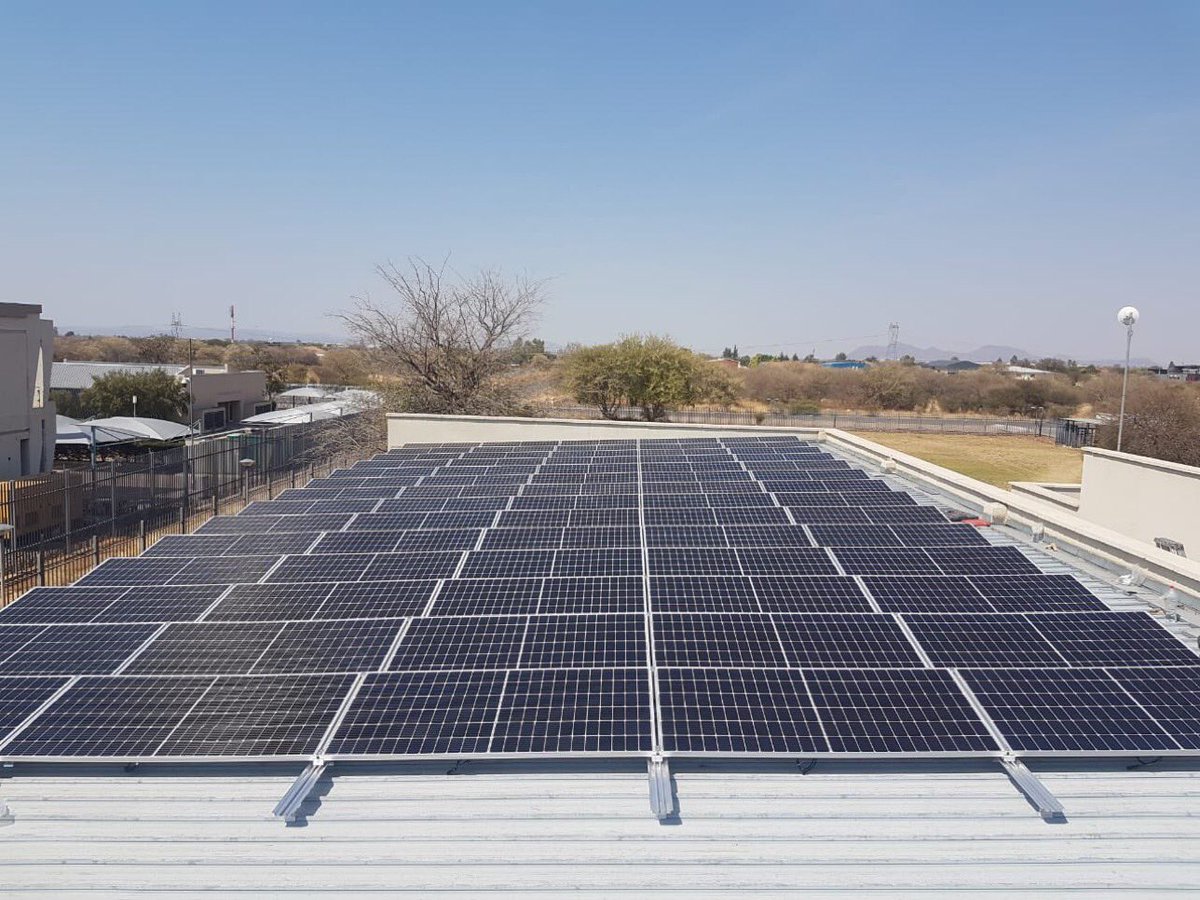 #COP26 📢 UPDATE:This week at the #Botswana #COP26 side event local companies showcased how they were now rapidly introducing #solar technology supported by <a href="/ASEBotswana/">Sustainable Energy Botswana</a> into their energy mix, reducing their dependence on fossil fuels. Sectors included mining, education &amp; tourism