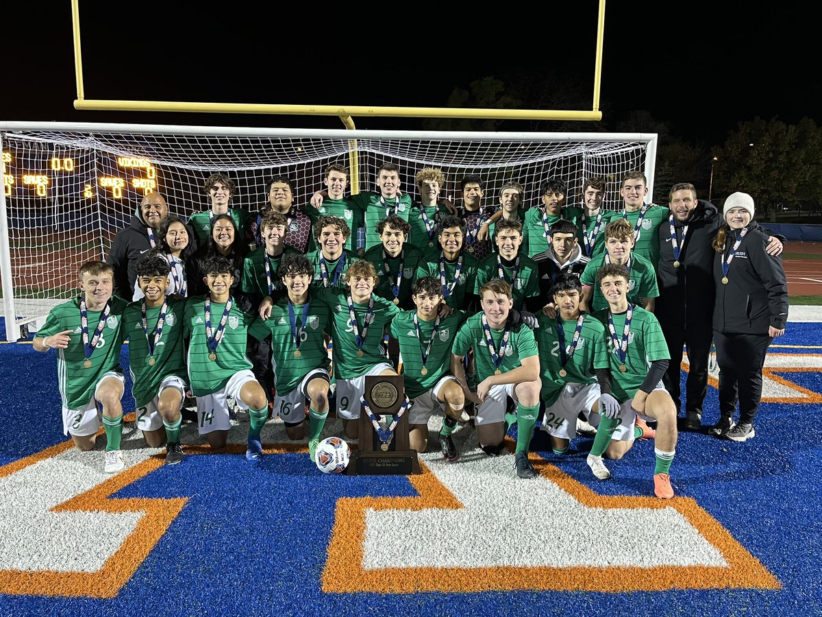 YorkAthletics's tweet photo. 2021 Soccer 3A State Champs!! Congrats Boys!! ⚽️🥅🏆 https://t.co/gM6dVdM2c9