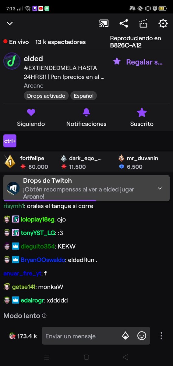 Luisan_60's tweet photo. Viendo es streaming de @dedreviil https://t.co/yOxj7zwKxc