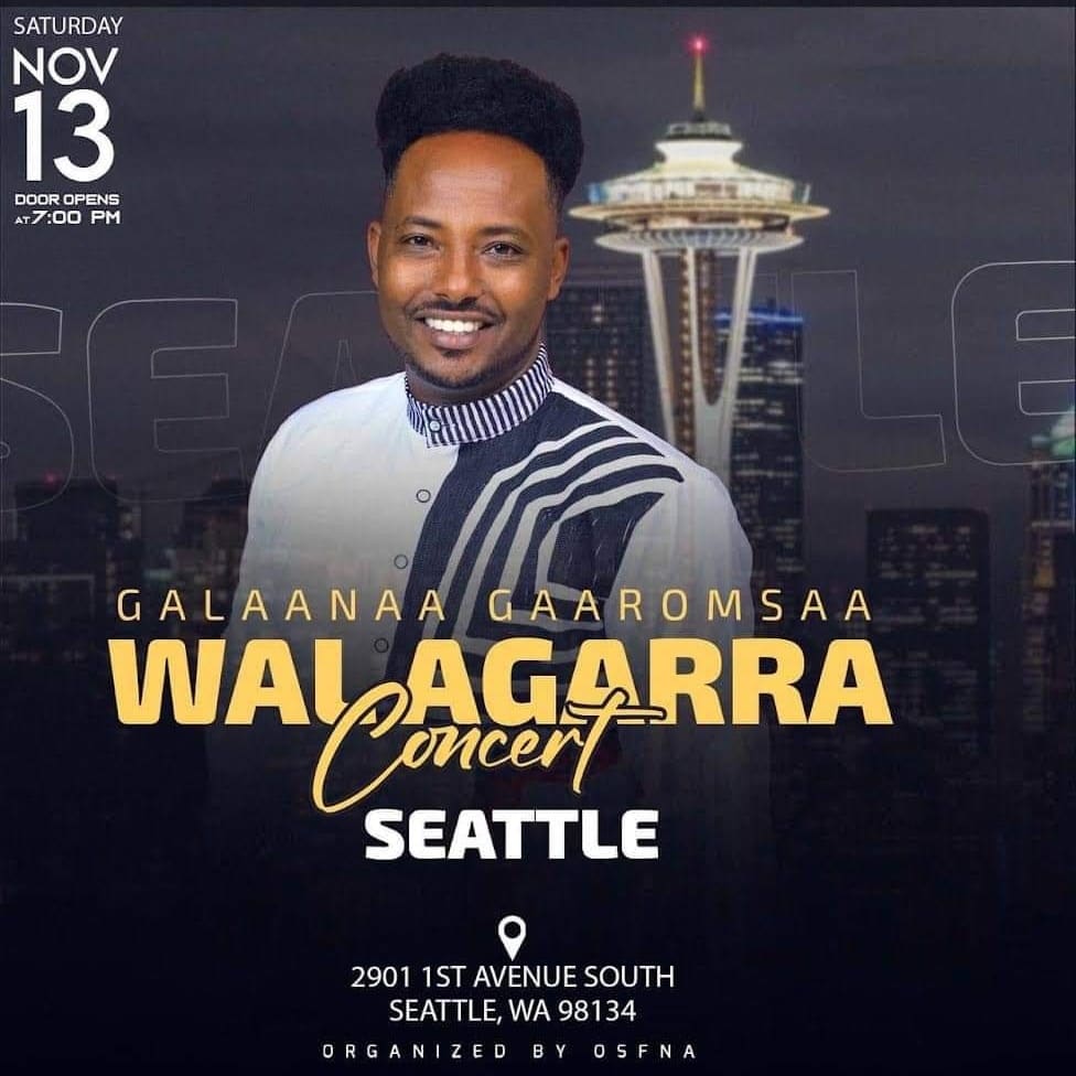 teamoromia's tweet photo. #WALAGARRA CONCERT 
NOV.13 | 7:00 PM | SEATTLE
———
IMPORTANT❗️
👉🏽 Please bring a proof of full vaccination or negative PCR COVID-19 test in the last 72 hours to enter the concert. 
———

🎫TO PURCHASE VIP TICKETS 🎫 
CALL 👉🏽  (206) 636-5771 https://t.co/n5SsSI8UNT