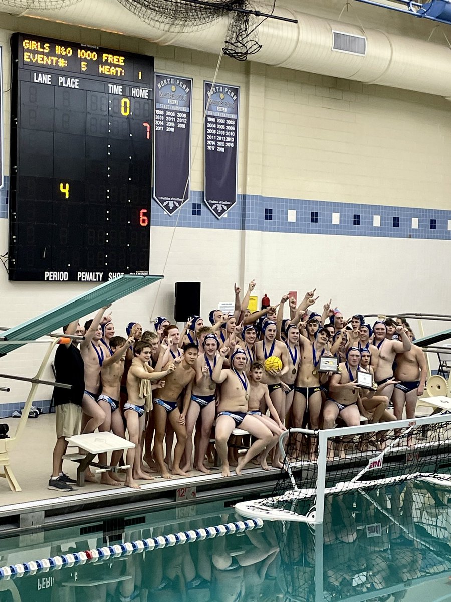 NPKnightsPolo's tweet photo. 2021 PA Boys Water Polo
State Champions:
The North Penn Knights!
⚔️💙⚔️
#npproud https://t.co/pdYCLkZ7CE