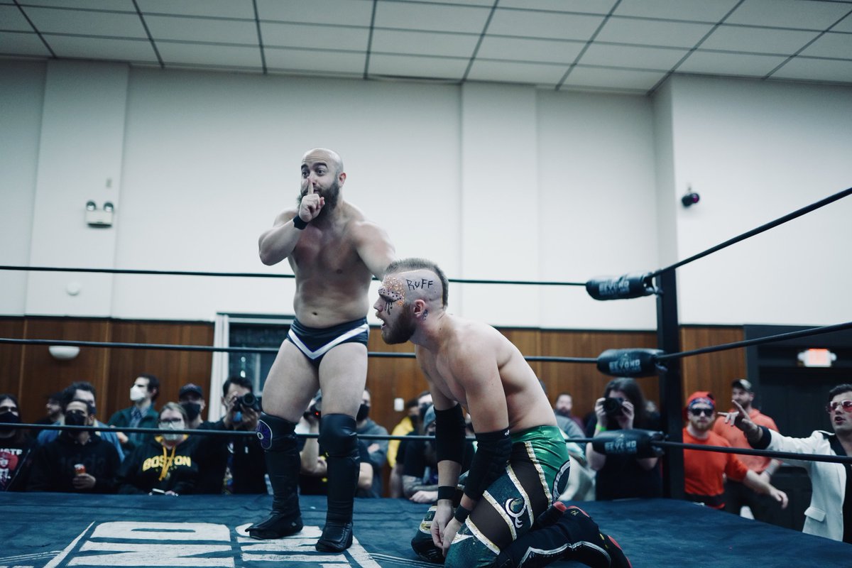 VeraSadlyPhoto's tweet photo. #UnchartedTerritory #S3E4
@beyondwrestling
#DiscoveryGauntlet @WavesandCurlstt v @Cupofjoekeys @VivaDanteViva
@mashaslamovich v @WheelerYuta
@willowwrestles @DirtyDickinson v @CatalKasey @ItsBrandonKirk
@PerfectAaron1 (w #ClubCam) v @SilverNumber1 https://t.co/a47DvY4jiZ