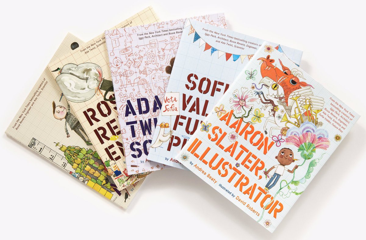 andreabeaty's tweet photo. It has been a delightful week watching Aaron Slater, Illustrator head out into the world where he has been greeted by so much love. β€οΈ
https://t.co/c3HW1lN7Jv
#reading #books #k12 #kids #love https://t.co/que6EPPnBv