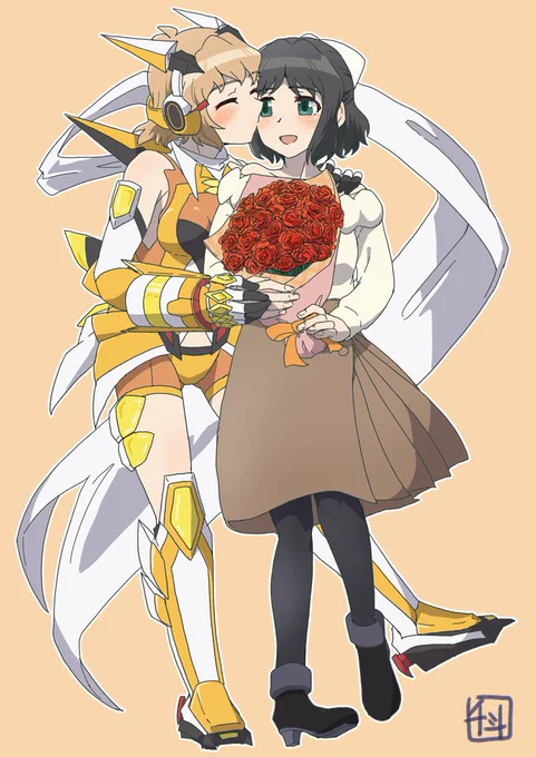 誕生日絵の全体図も上げるっ!誕生日おめでとう小日向さん!!
#小日向未来誕生祭2021 