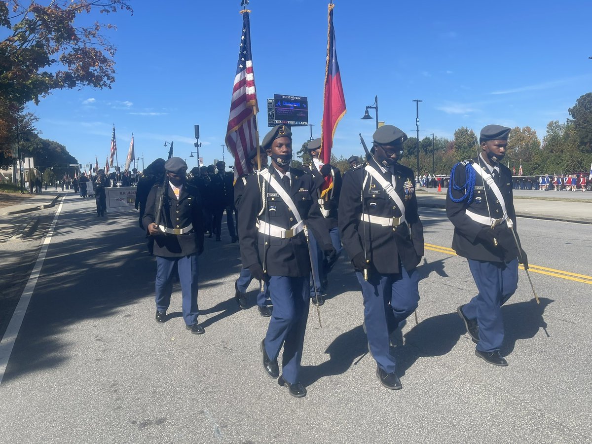 B.E.S.T Academy JROTC Cadets participating in this years Veteran’s Day Parade