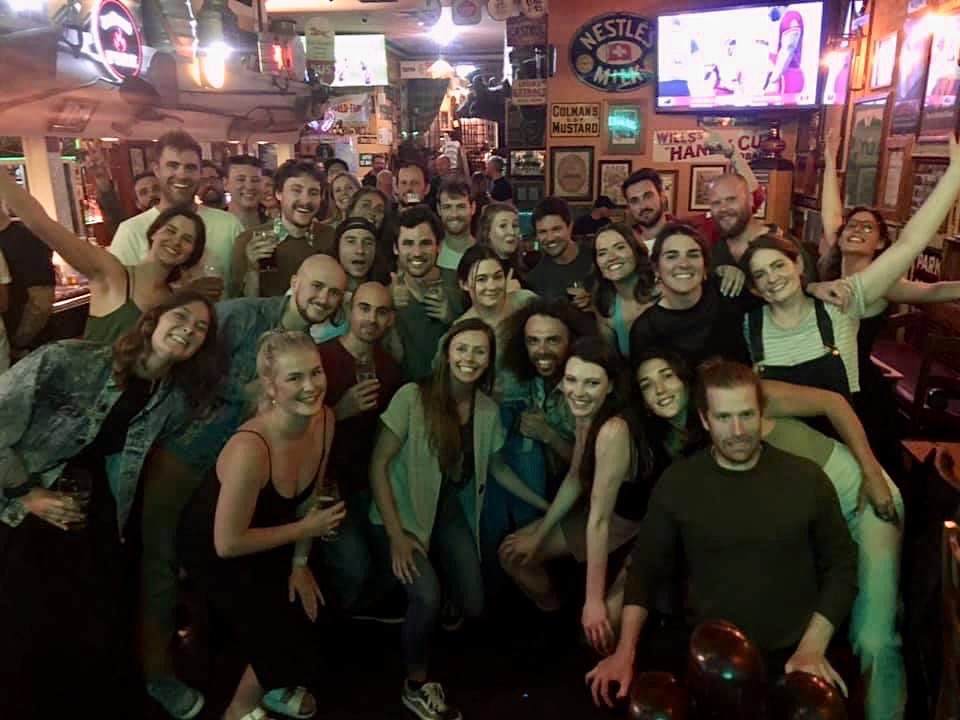 Great night out with the squad! Happy 30th <a href="/emery_jp/">Jon-Paul Emery</a> #EcologistsInAction