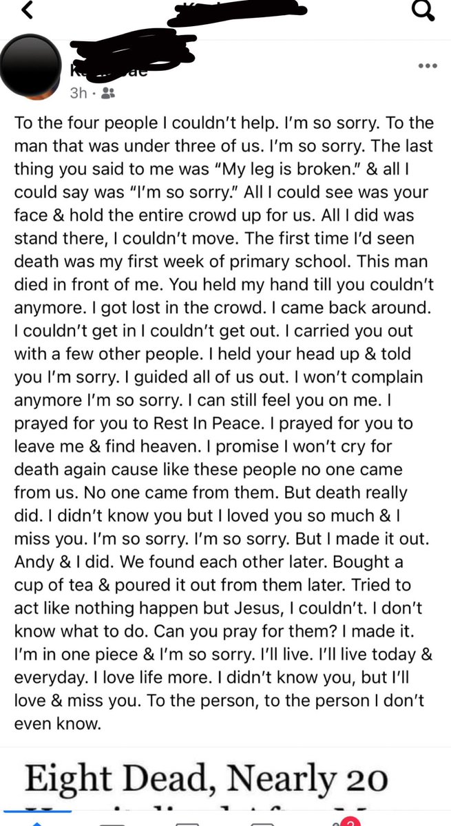 ifoundmetonight's tweet photo. this hit me like a truck. I don't know this person. But i sense their pain and feelings ... 
 #ASTROWORLDFest   #AstroWorld  #ASTROFEST  #astroworldfestival https://t.co/7mHhO9utJ9