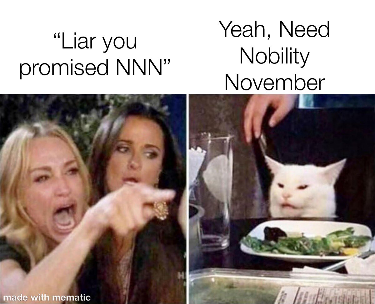 thetruth1__'s tweet photo. Oops🤣🤣 NNN… is all about Nobility ladies and gentlemen 🚀🚀🚀 Let’s get it🤣🤣🤣 #NobilityToken #NobilityMemes #NobilityKnights https://t.co/ZgpcT9ObFy