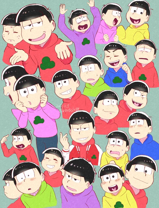 毎度不定期顔だけ(やっぱりおそ松多め) 