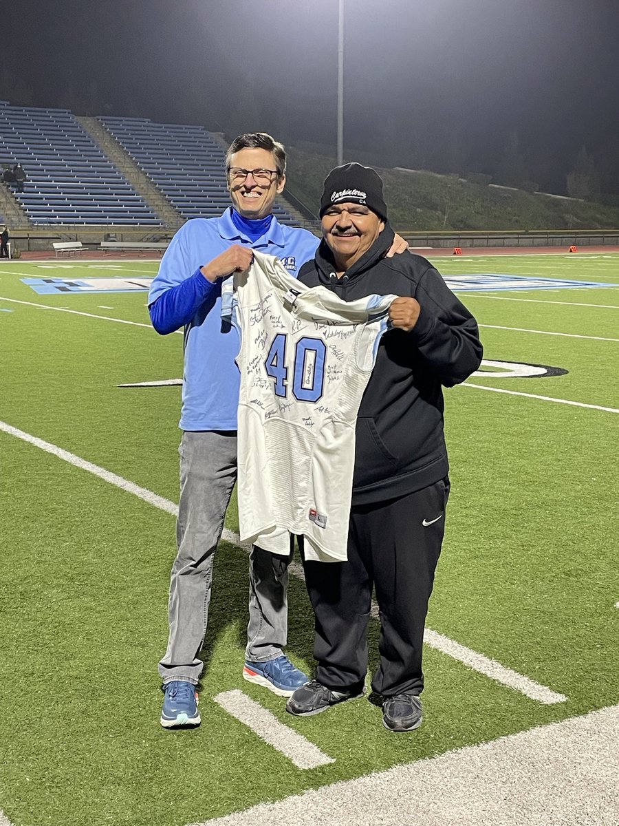 Great night celebrating and honoring a 40-year career dedicated to MC coaches and student athletes. I was honored to work with THE LEGEND, Tommy Arellano, for 10 of those years. #MCFam #BestEquipManEVER #ATeam