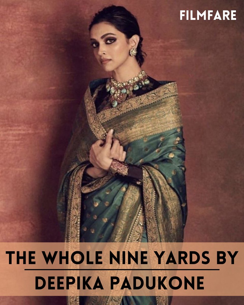 filmfare's tweet image. We’ve seen the classic saree being styled in diverse ways over the years by some of the most stylist women in the industry. But no one does it like #DeepikaPadukone. Tell us which of the above looks by the diva do you like the most.