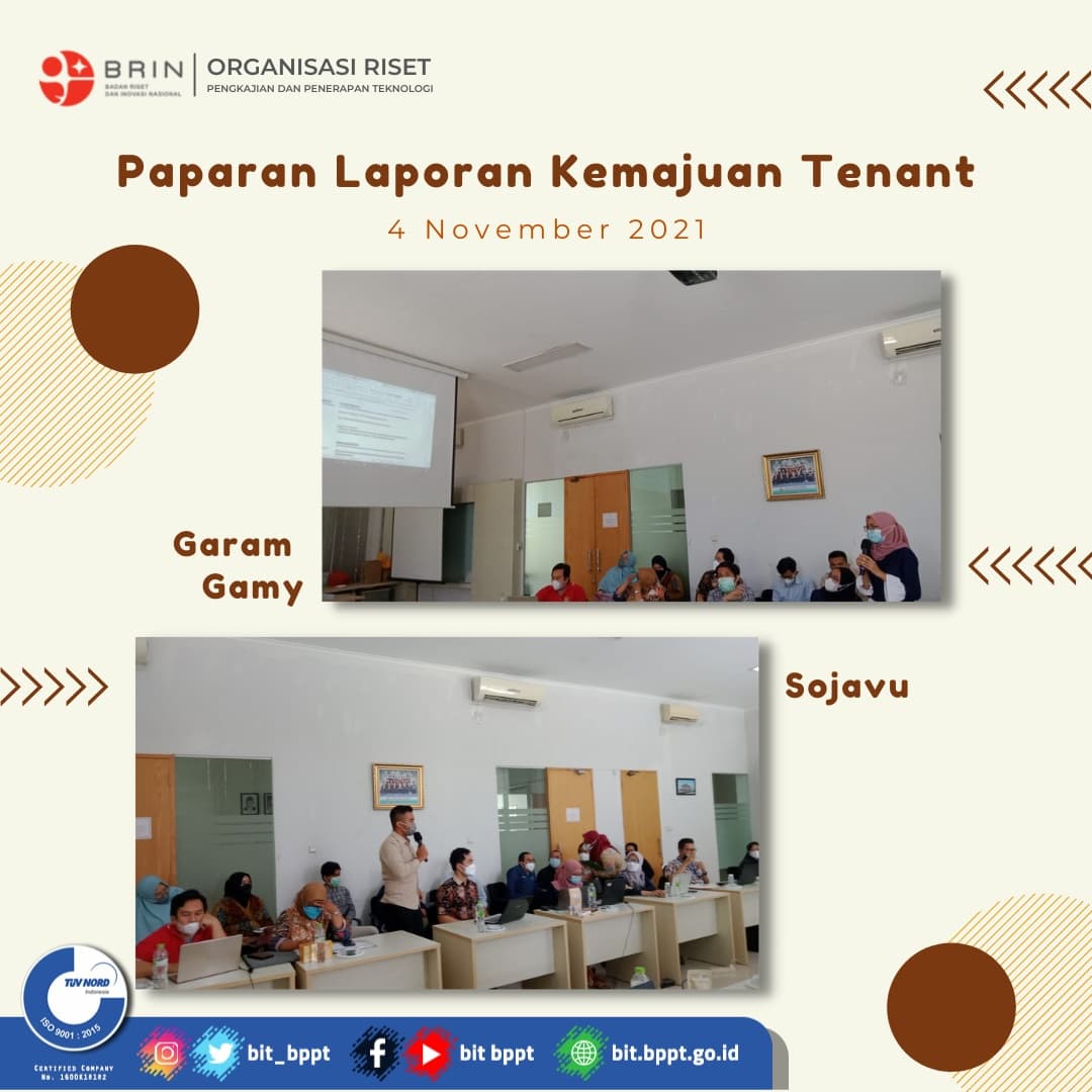bit_bppt's tweet image. Pada kegiatan ini juga diberikan kritik dan saran dari reviewer untuk kemajuan tenant yang lebih baik lagi.

#bit_bppt #BRIN #inkubasibisnisteknologi #inkubatorbisnis #startup