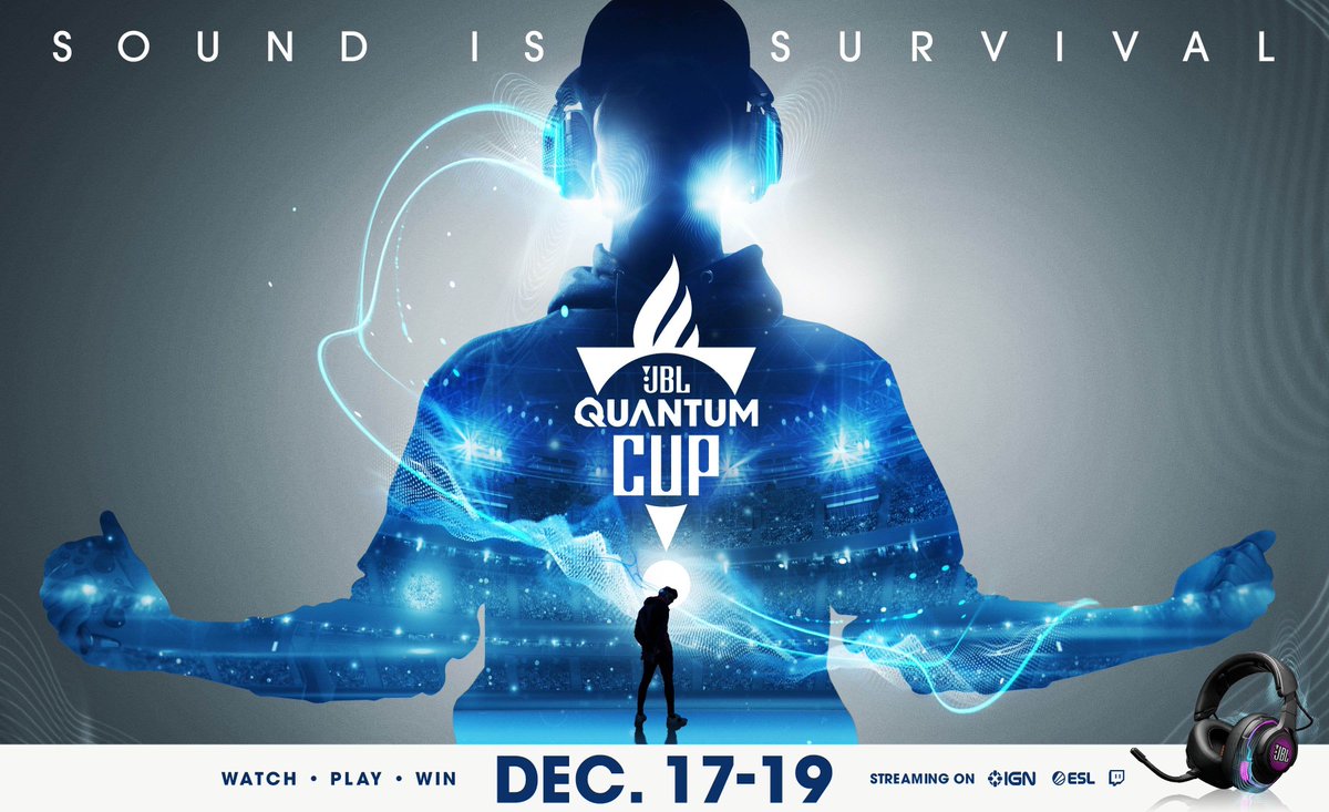 We all know sound gives you an edge over the competition. What's your choice of headset to play with during the JBL Quantum Cup? 👉🏽  play.eslgaming.com/fortnite/jbl-q…