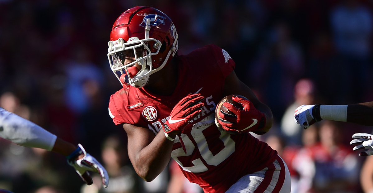 Dominique Johnson has brought a spark to the Razorback offense all season. In Arkansas' 31-28 win against No. 17 Mississippi State, he showed he can shine in an expanded role. by @AndrewEllis247 #WPS #Arkansas #Razorbacks 247sports.com/college/arkans…