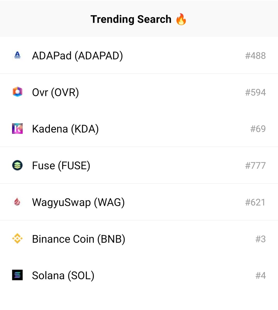 🥳 #ADAPAD X #WAGYUSWAP TRENDING ON COINGECKO!

🤩 TWO #BLUEZILLA INCUBATED PROJECTS TRENDING ON #COINGECKO AT THE SAME TIME! What a beautiful sight to see!

✅ Go check it &amp; make sure to search for your favorite BlueZilla project and hit the ⭐ Star button!