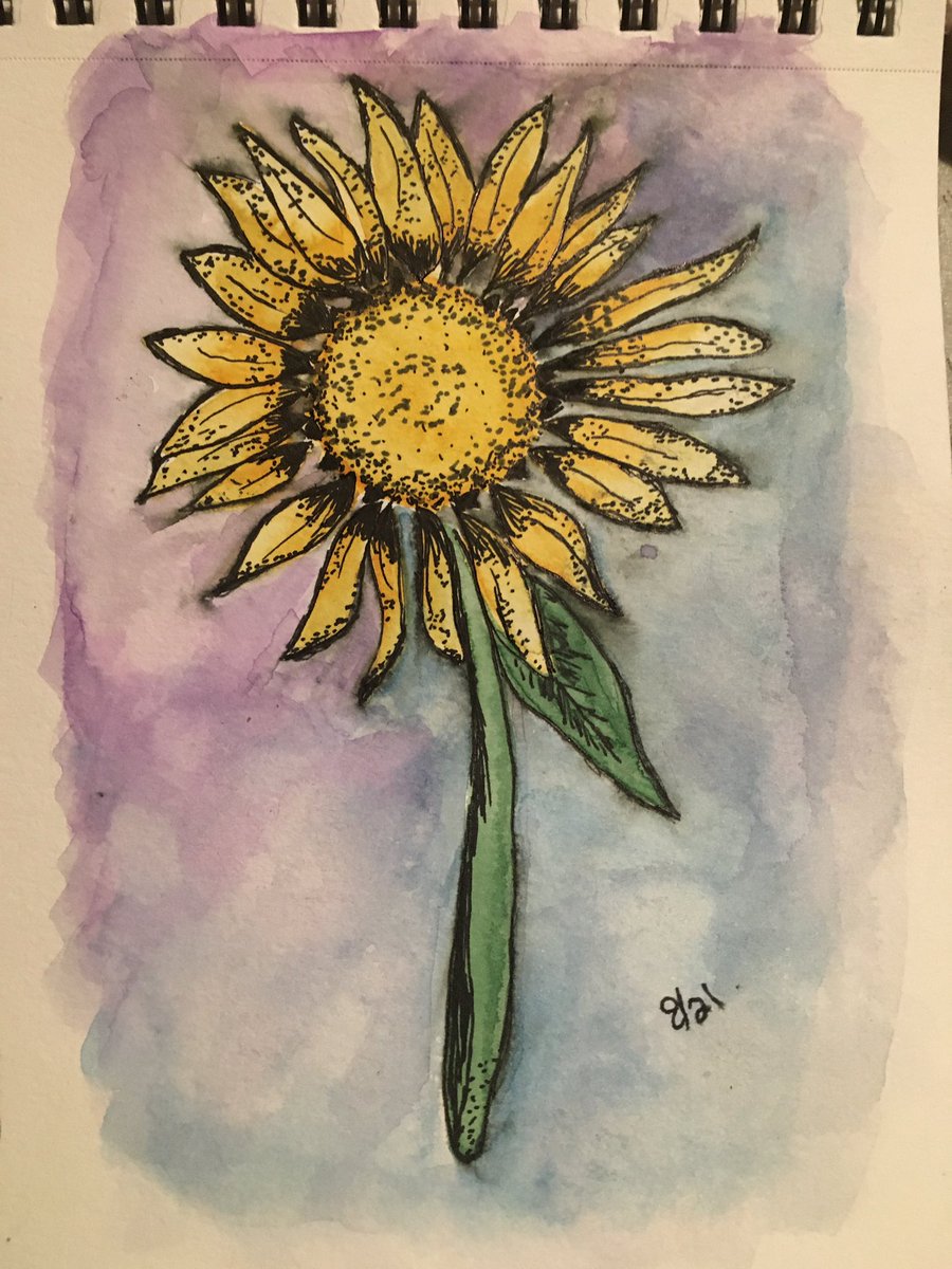 16percentpower2's tweet photo. Not very good, still learning, but I love this one. #notalwaysperfect #justlearning #40somethingandgettingartsy #itsoktobeimperfect #artist #ArtistOnTwitter #artistsupport #yourartmatters #mixedmedia #watercolor #ink https://t.co/PT4aeHYEdM