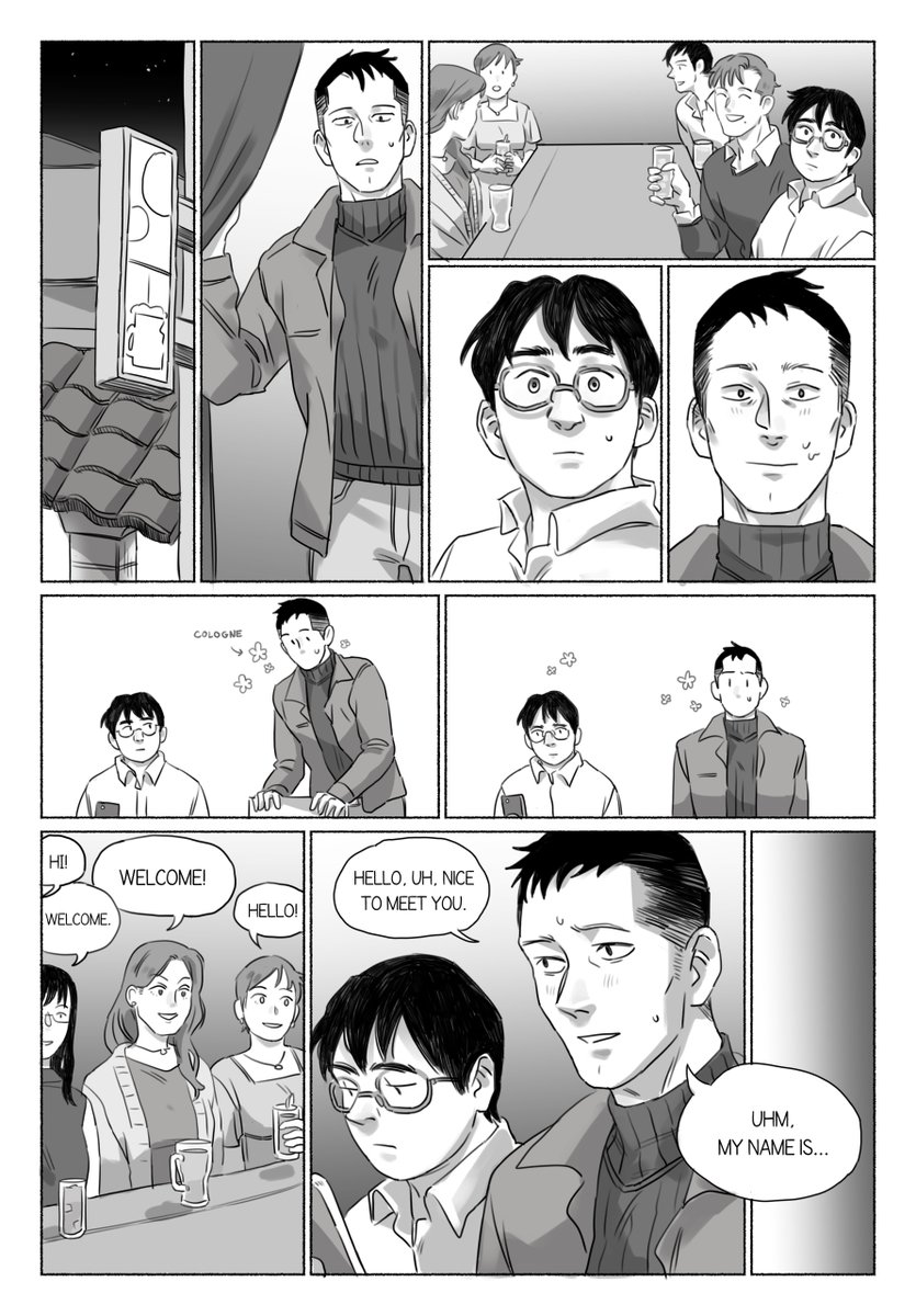 Okuyama ("Mako") and Tanaka in my post-canon little series where they cross paths again - this time they're attending a group date. 
cw - Mentions of suicide
1/3
[ Ajin ] [ Okutana ] 10pg 