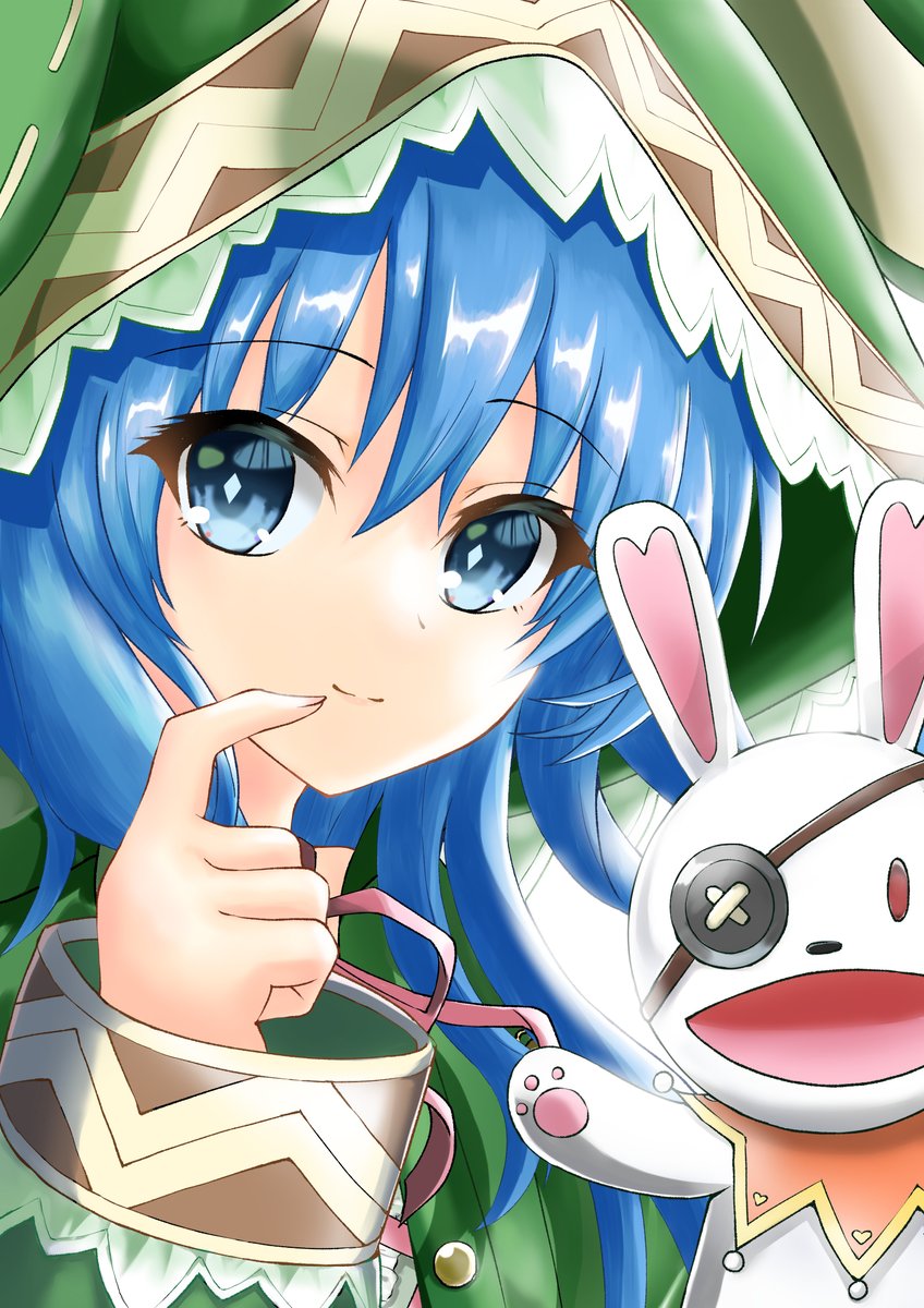 描いてみた デート ア ライブの四糸乃 よしのんを描いてみました 緑色って結構好きな色だったりします ツイレポ