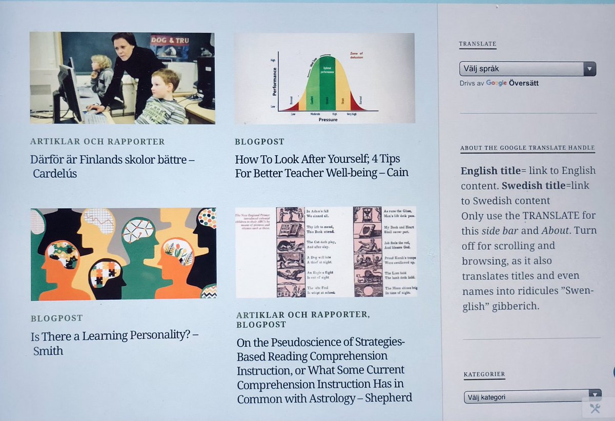November Sunday …
4 posts of edu links for individual or group reading added here today👇🏻
saraslistofedresources.wordpress.com

Thank you <a href="/marcxsmith/">Marc Smith</a>, <a href="/tomacain/">Tom Cain</a>, Bob Shepherd &amp; Erik Cardelús for great content❣️

Please RT &amp; spread further‼️
Enjoy reading &amp; scroll down to find more ..