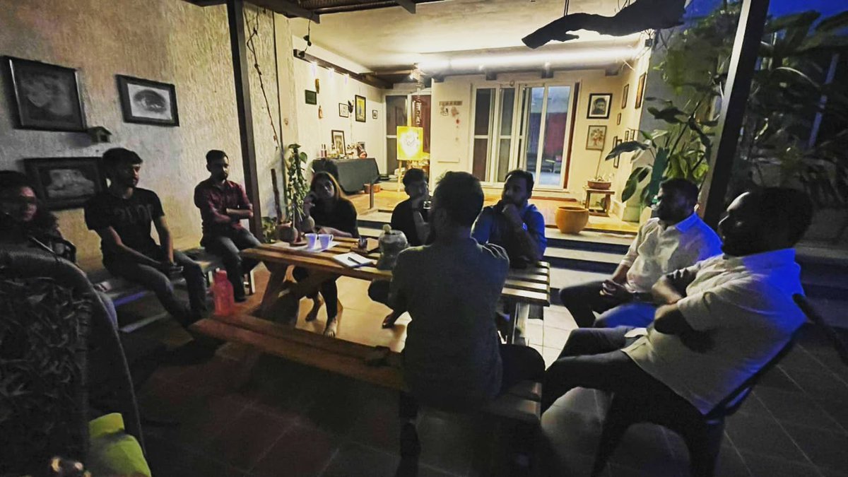 GotamaGowda's tweet image. Crazy bunch coming together to do crazy stuff! Amazing stuff happening at Artery with the amazing @samyuktahornad 🤜🏼🤛🏼 #staytuned