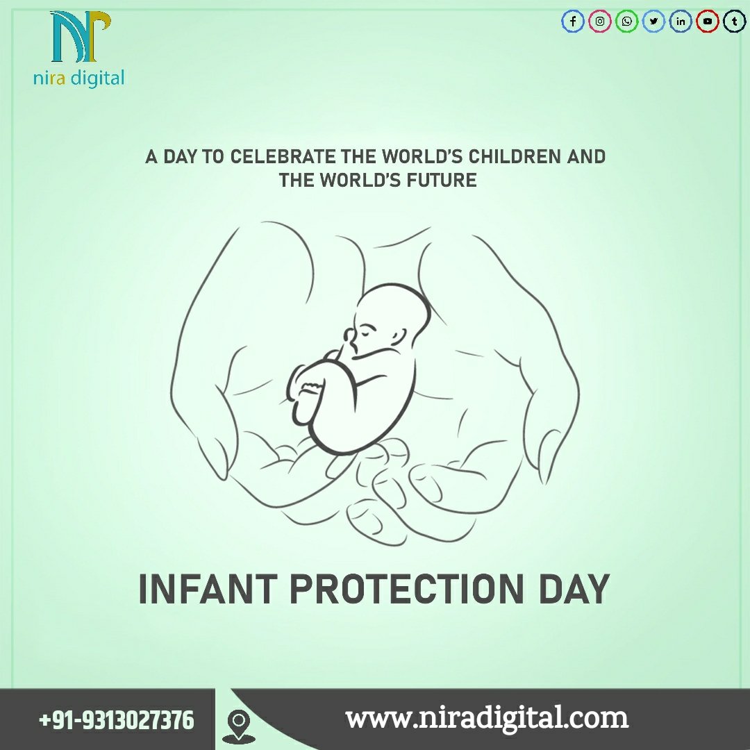niradigital's tweet photo. Infanct Protection Day
#niradigital #digitalmarketing
#digitalmedia  #digitalinfluencer #infantprotectionday #childright #children #adbanao #humanrights #rights #human https://t.co/ce95kZXBSl