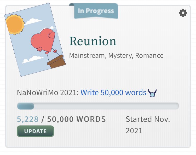 BarbaraEmma's tweet photo. Trying to finish the first draft (see also: planking over a bed of nails) with #NaNoWriMo. Don’t necessarily want to get 50k - if anything I’m aiming to underwrite this novel. Reader, she was lying, she has never underwritten anything before in her life. https://t.co/bPNbKFEfQ7
