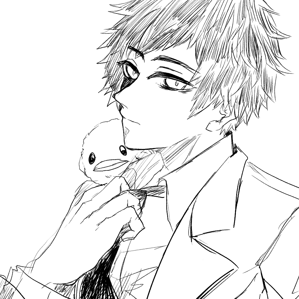 私、たぶん初めて描くよ 