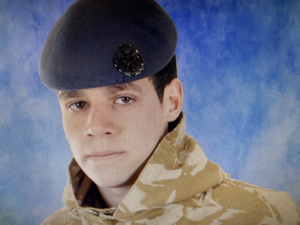 StnCdrHonington's tweet photo. Today we remember SAC Scott Hughes of 1 Sqn RAF Regt who died on this day in 2010 in a terrible and tragic accident in Cyprus on the way home from operations in Afghanistan. Still missed, he remains in our thoughts and prayers. Never forgotten. Per ardua and #ArkishSurrish https://t.co/0KvSlvWnAD
