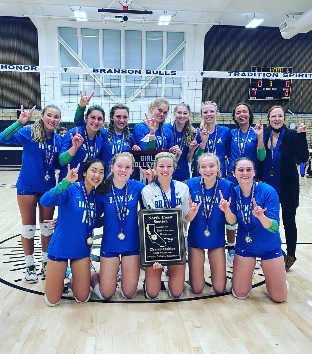 Branson_Bulls's tweet photo. YOUR D3 VARSITY GIRLS VOLLEYBALL NCS CHAMPIONS!🎉🏐🤘 #whatawin #terrificteamwork #congrats #hornsup
@bransonschool @marinij_sports https://t.co/zGu5XX3oI5
