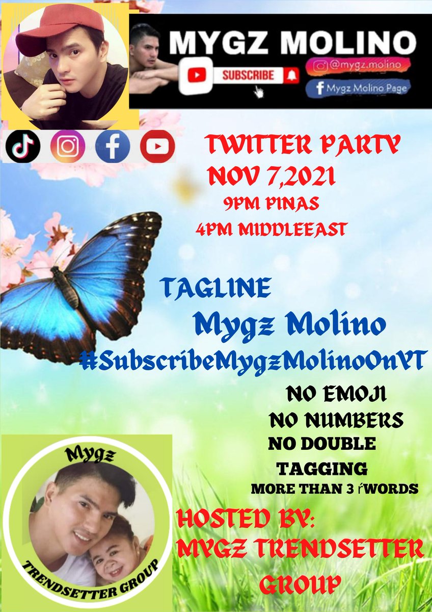 morata31's tweet photo. This is it mga kabunso
See you all tonight at 9pm PH time
Sabay sabay ulit tayong magpalipad ng mga ibon naten to show our love and support sa nag iisang BUNSO NG MASA.
#MygzMolino https://t.co/U3SJaOpbsR
