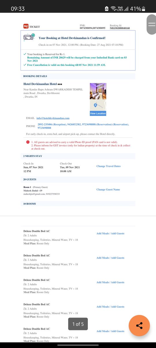 manisjin's tweet photo. @makemytripcare We do not want discussed this in DM, we are attaching screenshot here, check it..
We have ladies, children with us, where should we go at this last time?
@MoTmv @makemytripcare @bookingcom @YatraOfficial @Cleartrip @Tripadvisor https://t.co/PhyjO3m7Zb