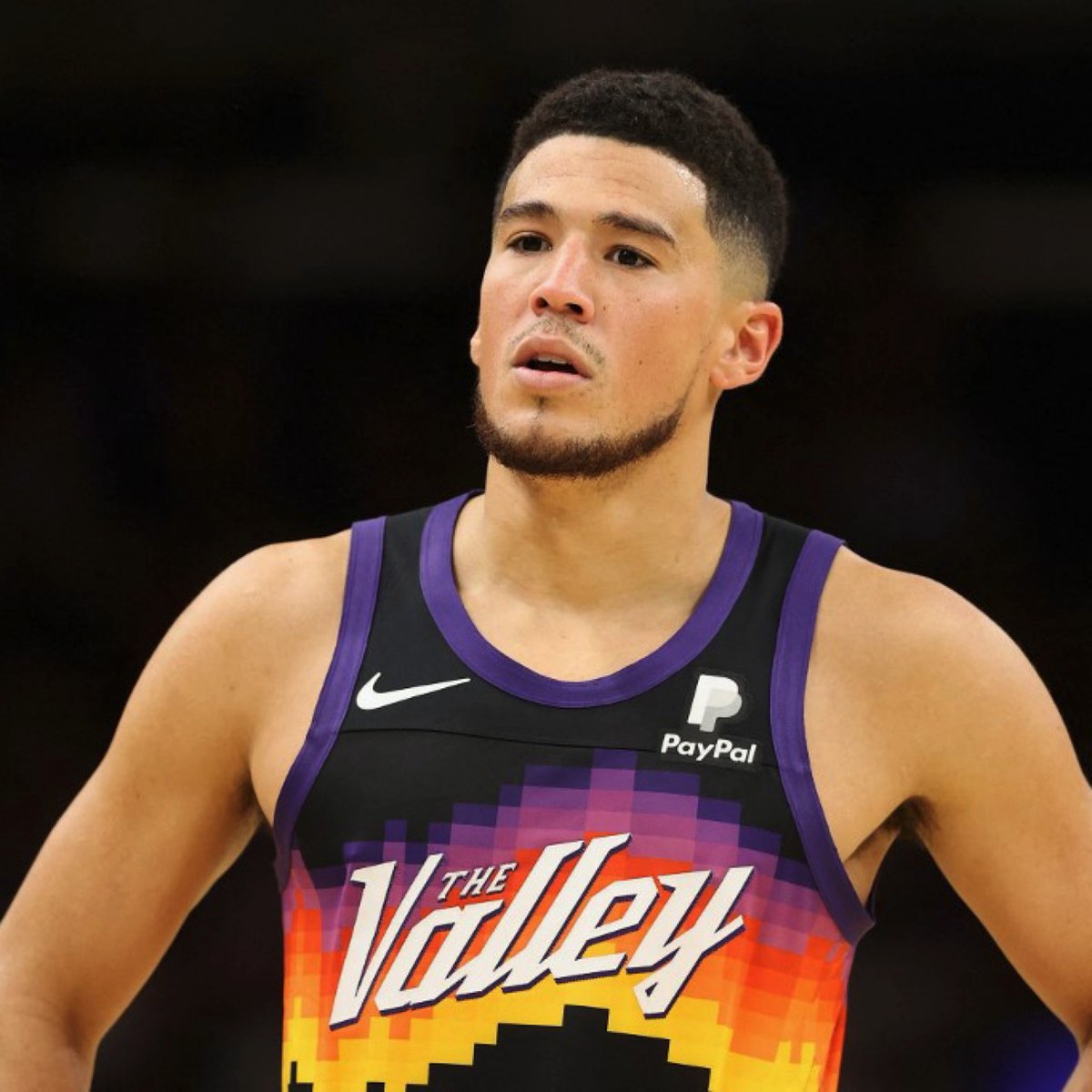 TheHoopCentral's tweet photo. Devin Booker tonight:

38 Points 
6 Rebounds 
4 Assists 
66% FG
5 Threes https://t.co/CtEOEJKjSZ