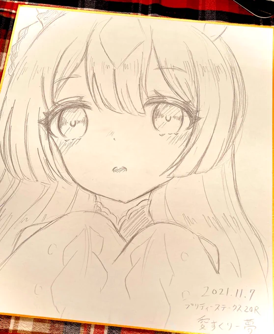 色紙とスケブ描けました〜
ありがとうございました〜🖤💚 