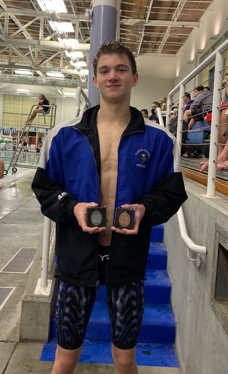honetschvi's tweet photo. Vikings taking home hardware at state. Go VIKS! 💙🏊‍♀️🏊🏻‍♂️ @CHS_Vikings_CDA #idhsaa #chsswim https://t.co/zBhGSN4BfZ