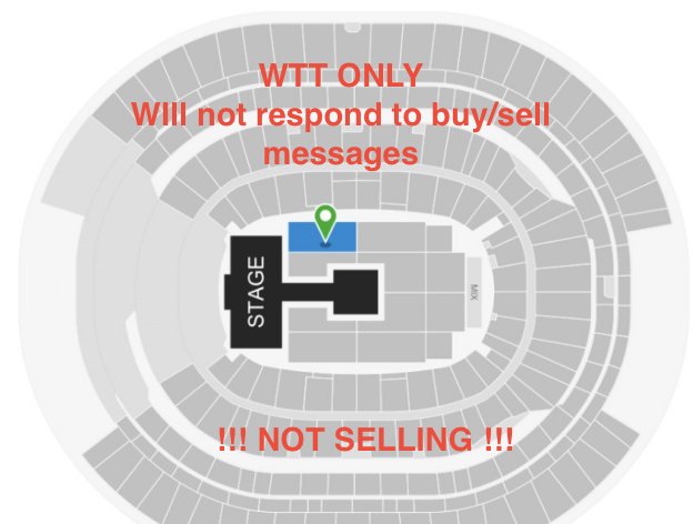 toridossi's tweet photo. WTT Trade ONLY - BTS PTD on Stage LA

Have: x1 section A4 ticket with silver soundcheck for 12/1
Want: x1 ticket with soundcheck on any other dates (prefer 12/2)

DM pls. will be there to pick up at will call, will pay any price difference

#PTD_ON_STAGE_LA la콘 사첵 https://t.co/edjY6zfEkW