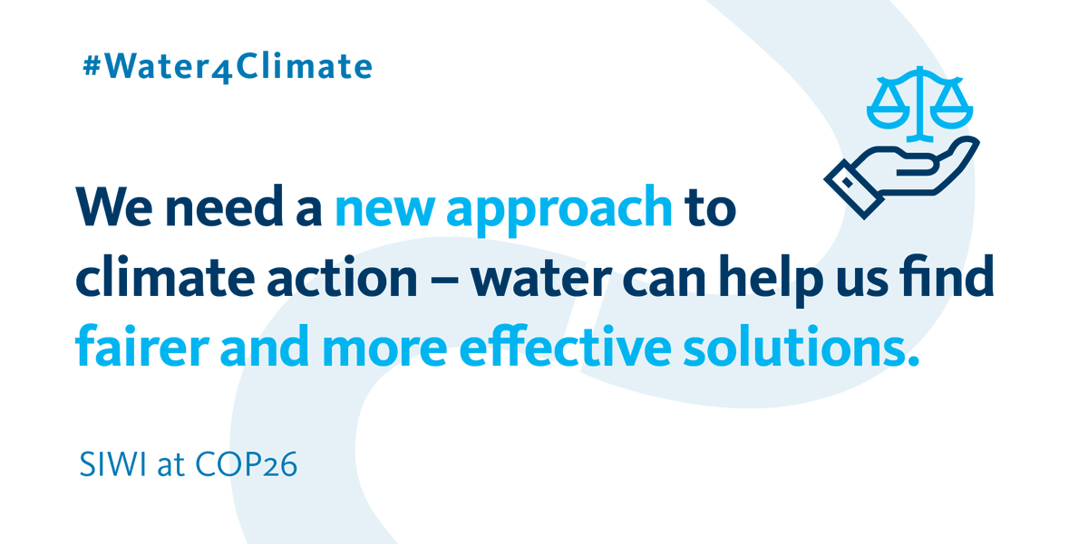 siwi_water's tweet image. At #COP26? Then you need to know water ⬇️ 

We need water to...
✍️ achieve NDCs 
➕ increase resilience 
👥 leave no one behind

Water is essential for...
⚖️ climate justice
♻️ green transition 
🌾 food security

🔗 siwi.org/why-water/wate…