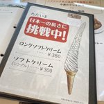 日本一の長さに挑戦中？ロングソフトクリームがヤバイ!