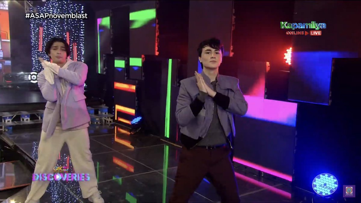 ASAPOfficial's tweet photo. AC, Joao, and Edward perform Twice’s ‘What is Love’ on ASAP Discoveries! #ASAPnovemblast https://t.co/ibNzPhEB9L
