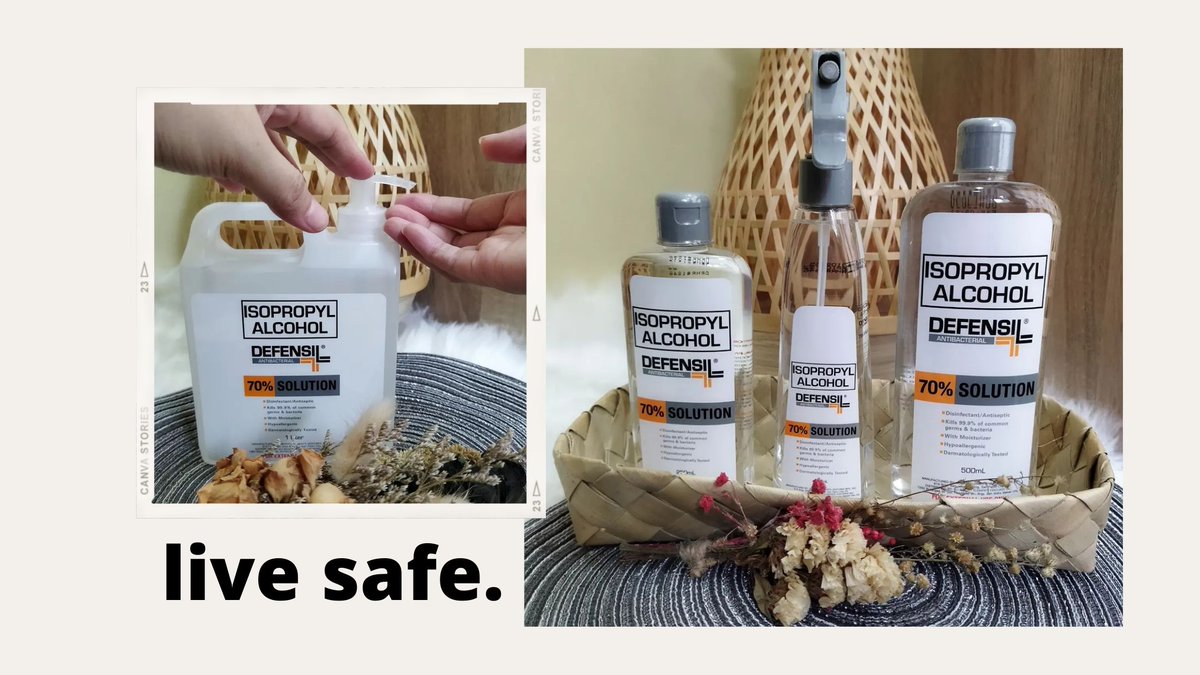 msrosellewrites's tweet photo. #RoselleWrites #wellness
How to live a safe lifestyle with Defensil Isopropyl Alcohol
Read the tips here: https://t.co/M1yashXgf3
#LiveSafeNow #ProtectionThatIsReal #DefensilIsopropylAlcohol #MommyBloggersPH https://t.co/NlaEOYsRQp