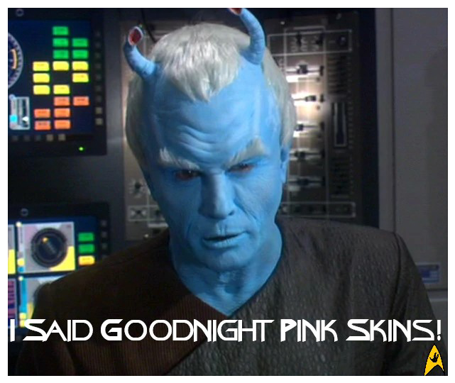 StarTrekFanPage's tweet photo. "I SAID GOODNIGHT PINK SKINS!"

#StarTrek #Enterprise #ParamountPictures #PinkSkins #Andorians https://t.co/ZUCizFAgZQ