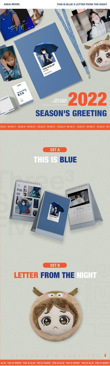 bebeluvphnp's tweet photo. [PH GO #BebeluvPhnpPHGO]

@AQUAMOOD1994 2022 SG (WENDY) - 「 THE STORY OF BLUE 」 🐹💙

Set A (Desktop Calendar) - 1500php
Set B (Wallet) - 1150php
Set A+B - 2300php

DOO and DOP: 11/20/2021

Normal ETA

Order here⤵️
https://t.co/9WGxmhJBpw

#RedVelvet #Wendy #Wanso https://t.co/o85vMBv0e8
