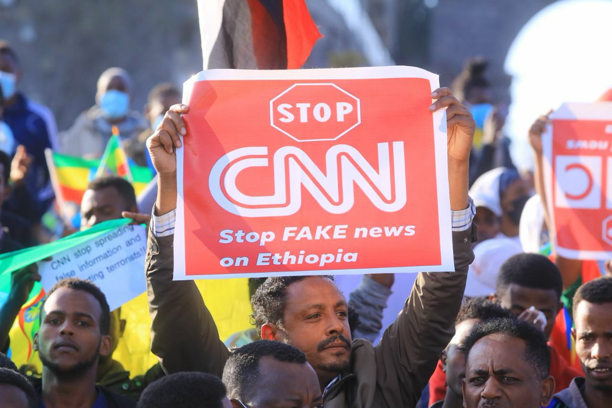 PartyAddis's tweet photo. #CNN Stop spreading false information and supporting terrorists.
Newsmax #CNNfakenews #BBCNewComedyAwards #HumanRightsViolations https://t.co/YRRz9X6LwA