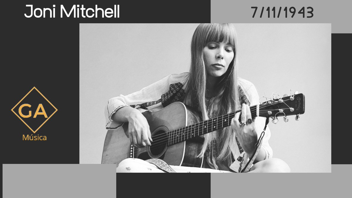 pipa284's tweet photo. ✔ Cumple hoy 78 años la cantante y pintora canadiense @jonimitchell
Comenzó su carrera musical en Toronto, se relacionó luego con la floreciente escena de folk de Nueva York de mediados de los 60's. #JoniMitchell #Folk #Compositora #SongsWriter #Jazz #FolkPop #GAMusica https://t.co/5ZLUu4FOb0