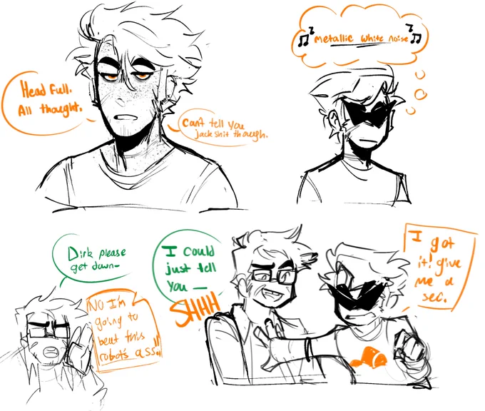 When the brain do the...uh
....
Yeah
#homestuck #dirkjake #dirkstrider #jakeenglish 