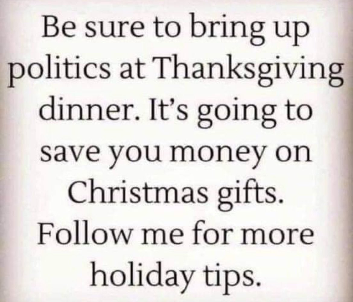 PattyMakesSense's tweet photo. Holiday tip #1… https://t.co/jtLwCsQOtR