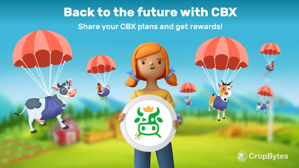 💰BACK TO THE FUTURE WITH CBX

📷Share a screenshot of your CBX balance and tell us your long-term goals with CBX. 

🔁Retweet your entries
🏆1 Winner 
⏰Ending in 24 hours
🎁In-game asset worth *$50

*T&amp;Cs apply