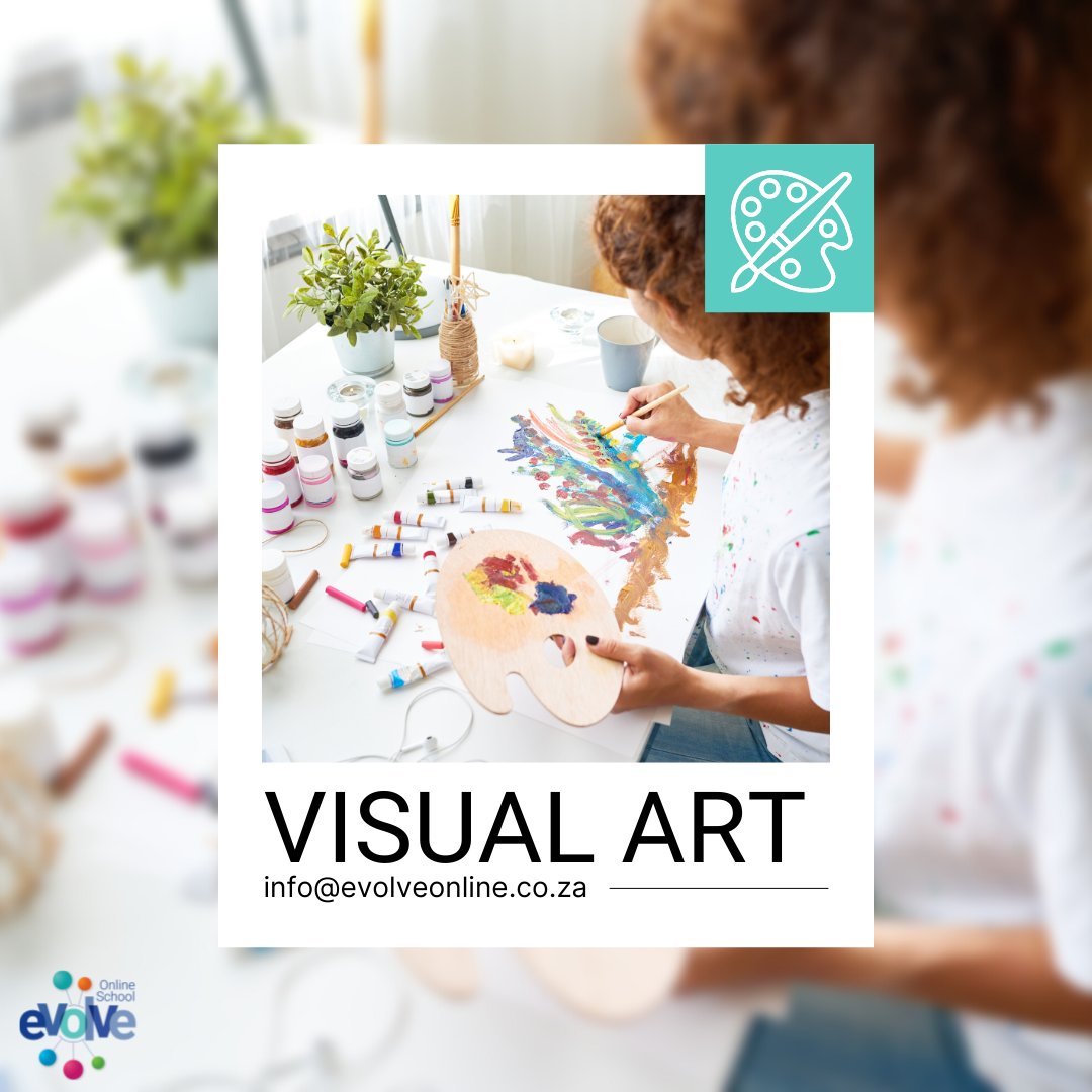 EvolveOnlineSA's tweet photo. Welcome to #subjectsunday βοΈ. Did you know that you can enrol for #visualart as a single subject with usπ±?
πFor more information, use the following link:
https://t.co/I3i2BmJwnO
#onlineschooling #homeschool #education #highschool #highschoolhomeschool #IEB #FET #Seniorhigh https://t.co/6bARtLurBe